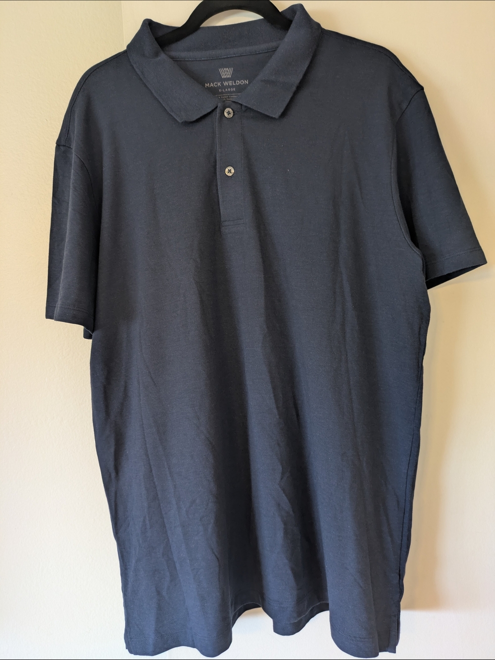 Mack Weldon Men’s Navy Polo Shirt- XL (NWOT)